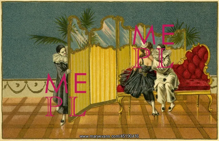 : Two pierrots and a pierrette : Two pierrots and a pierrette