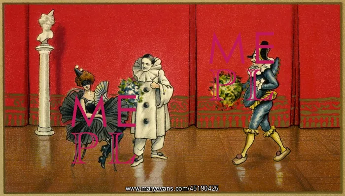 : Two pierrots and a pierrette : Two pierrots and a pierrette