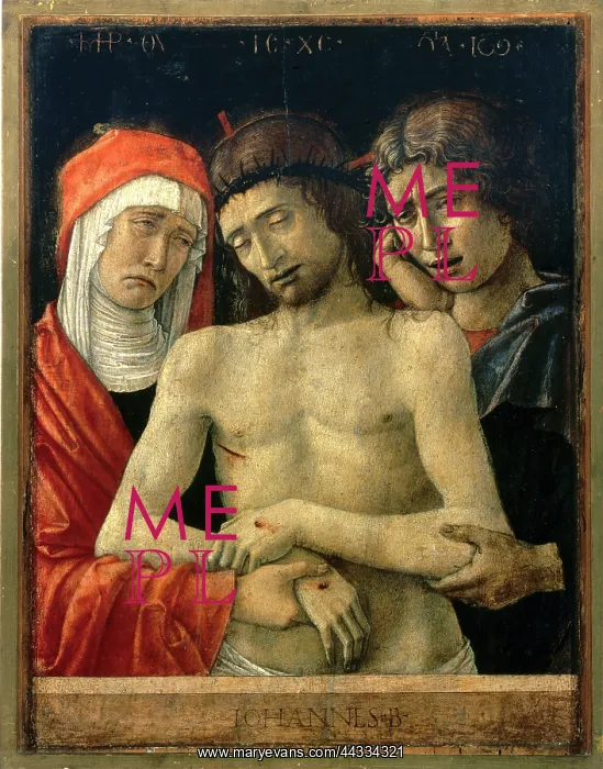 : The Pieta by Giovanni Bellini : The Pieta by Giovanni Bellini