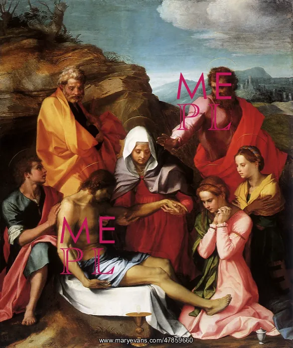 : Pieta with Saints, by del Sarto : Pieta with Saints, by del Sarto