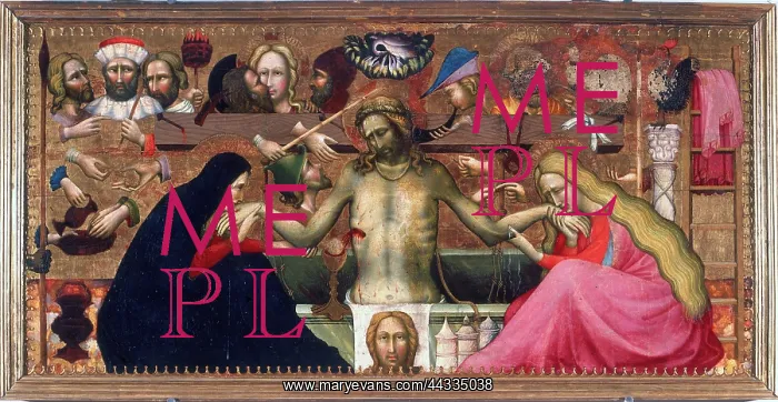 : Pieta with symbols of the : Pieta with symbols of the