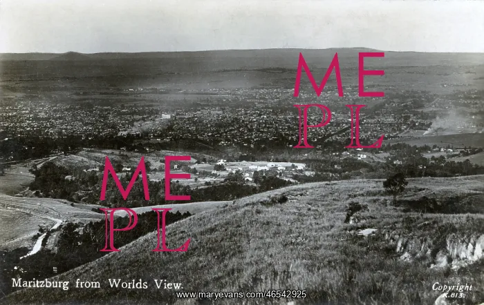 : Pietermaritzburg seen from Worlds View : Pietermaritzburg seen from Worlds View