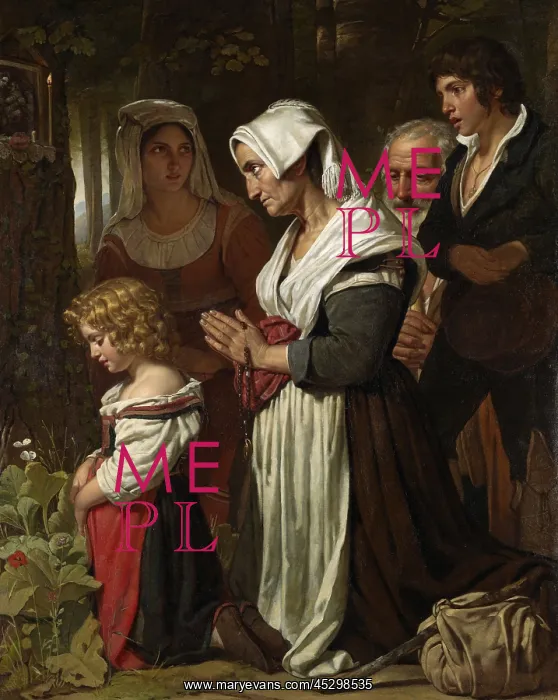 : Piety, by Cornelis Kruseman : Piety, by Cornelis Kruseman