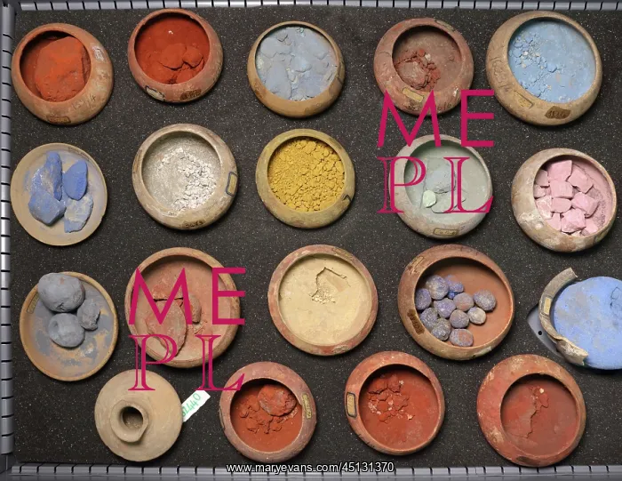 : Pigments, Laboratory of Applied Research, Pompeii : Pigments, Laboratory of Applied Research, Pompeii