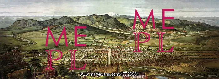 : Pikes Peak Panorama 1889 : Pikes Peak Panorama 1889
