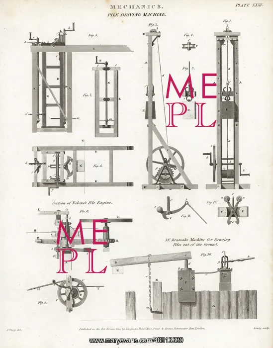 : Pile-driving and drawing machinery : Pile-driving and drawing machinery