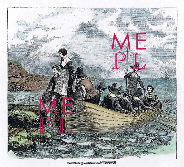 : Pilgrim Fathers arrive in America : Pilgrim Fathers arrive in America
