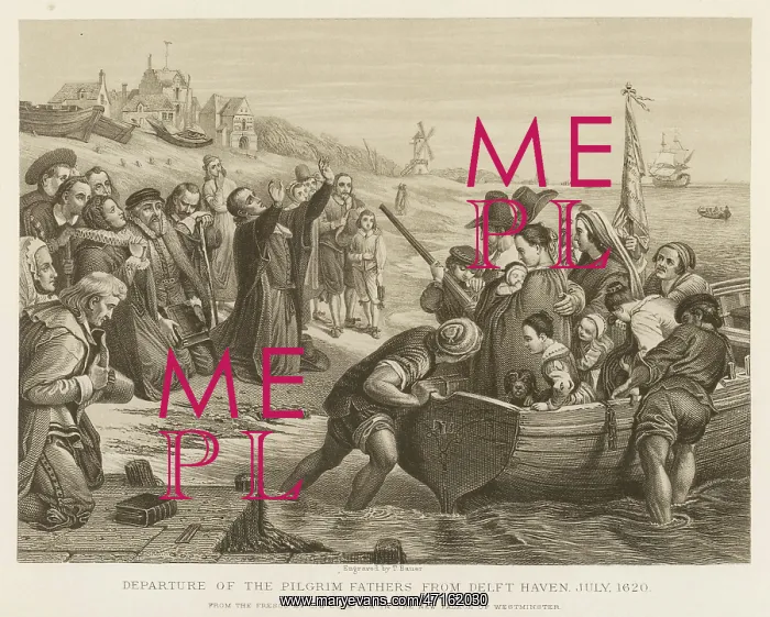: Pilgrim Fathers at Delft, Netherlands : Pilgrim Fathers at Delft, Netherlands