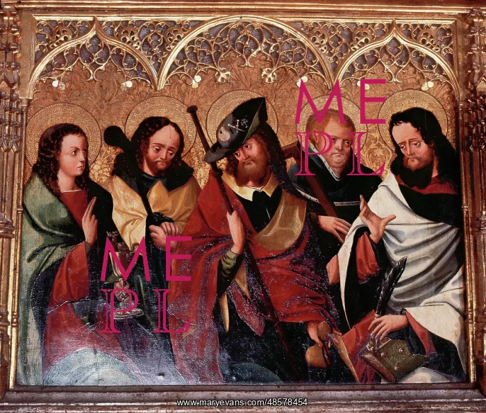 : Pilgrim James. Altarpiece. Maranon. Navarre : Pilgrim James. Altarpiece. Maranon. Navarre