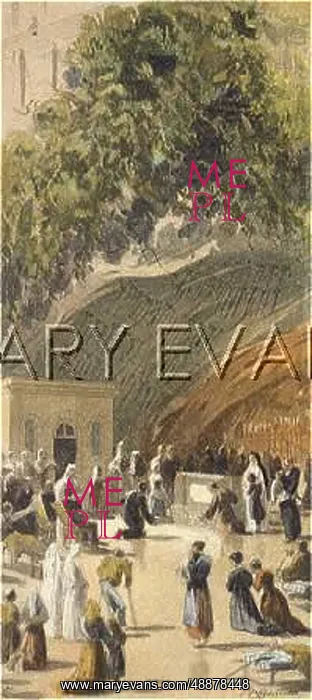 : PILGRIMS AT GROTTO : PILGRIMS AT GROTTO