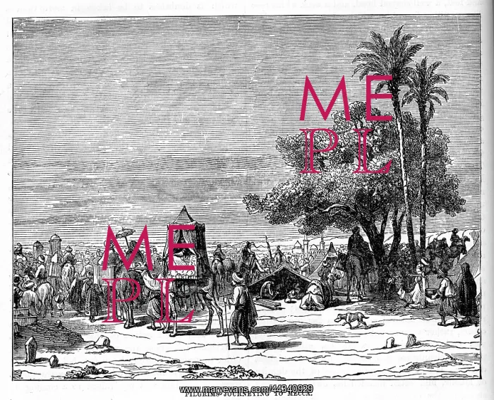  : Pilgrims Journeying To Mecca
