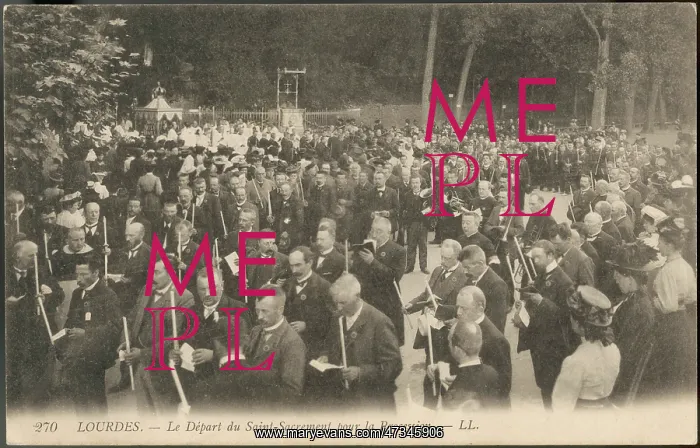  : PILGRIMS AT LOURDES