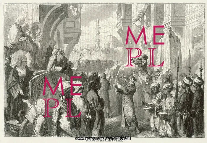 : PILGRIMS AT MECCA : PILGRIMS AT MECCA