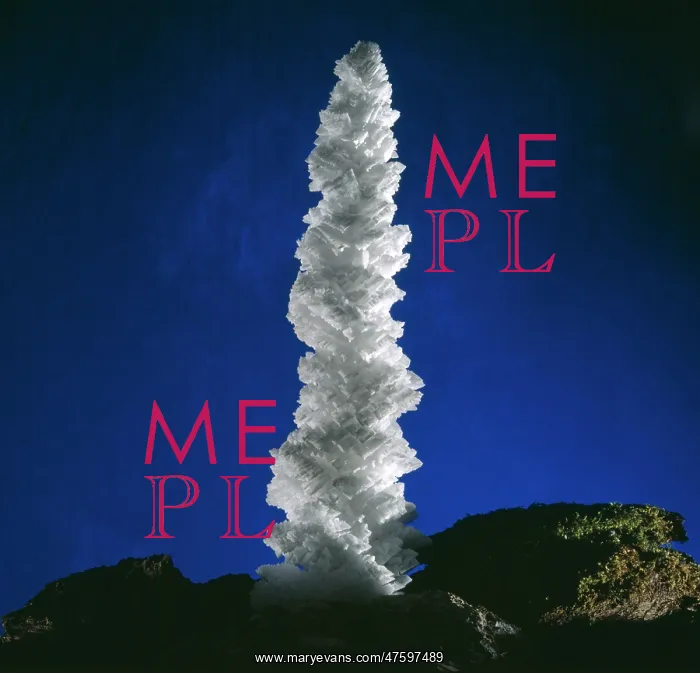  : Salt. A pillar of salt (Sodium Chloride) crystals