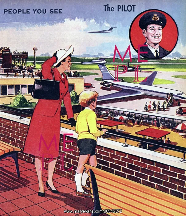 : The Pilot. People You See, from Teddy Bear magazine, 1966 : The Pilot. People You See, from Teddy Bear magazine, 1966