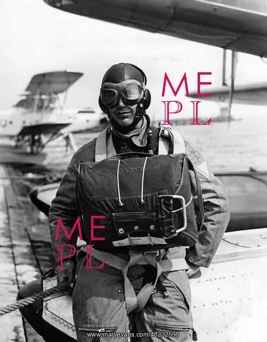 : Pilot with his equipment : Pilot with his equipment