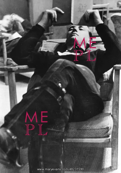 : Pilot reading, 1942 : Pilot reading, 1942