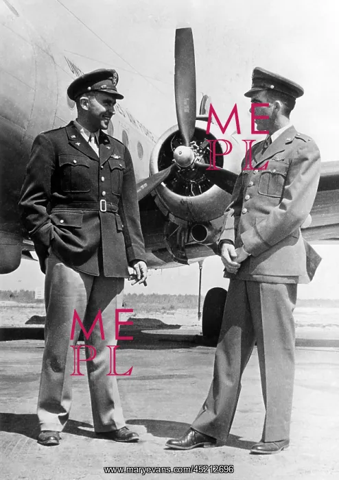: US pilots after an incident with the Soviet air force on the : US pilots after an incident with the Soviet air force on the