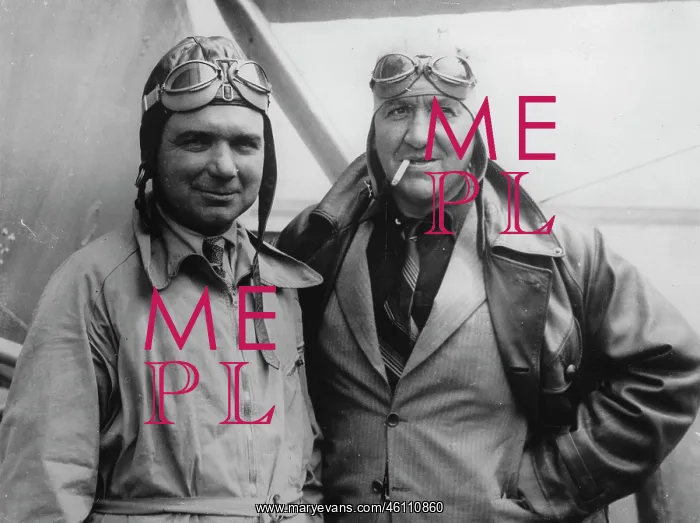 : The two pilots Maurice Rossi (left) : The two pilots Maurice Rossi (left)