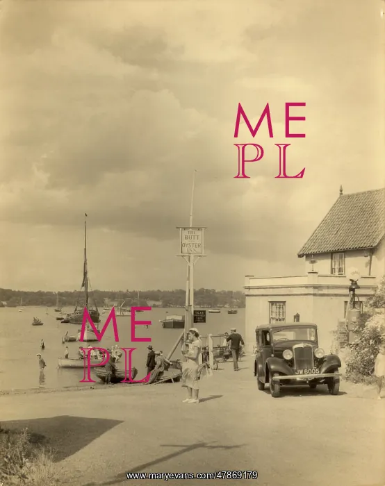 : Pin Mill, nr Ipswich, 1930s : Pin Mill, nr Ipswich, 1930s