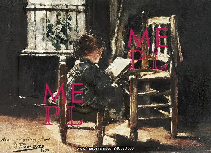 : PINAZO CAMARLENCH, Ignacio (1849-1916). My Son : PINAZO CAMARLENCH, Ignacio (1849-1916). My Son