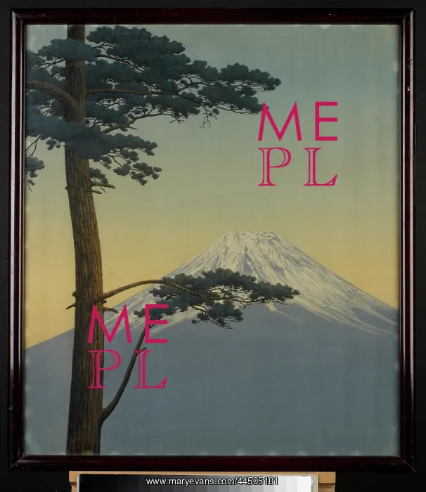 : Pine tree and Mount Fuji : Pine tree and Mount Fuji