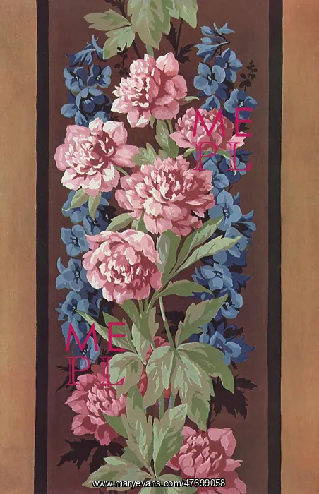 : Pink and Blue Blossoms : Pink and Blue Blossoms