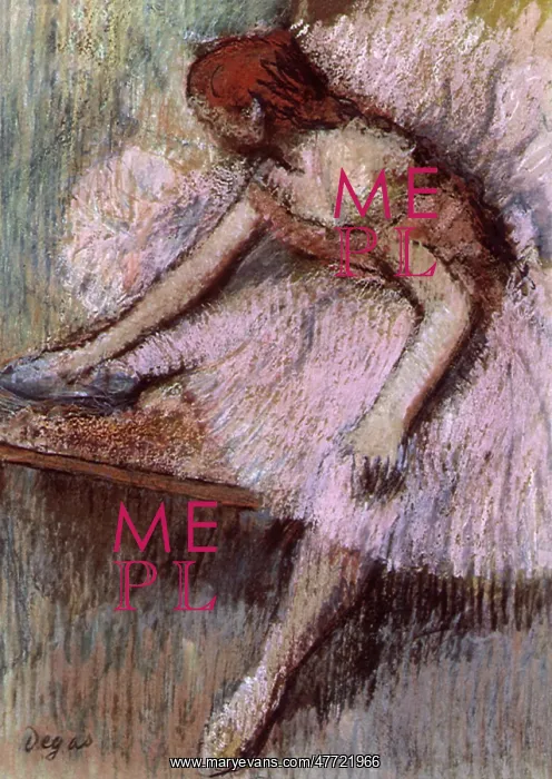 : Pink Dancer, by Degas