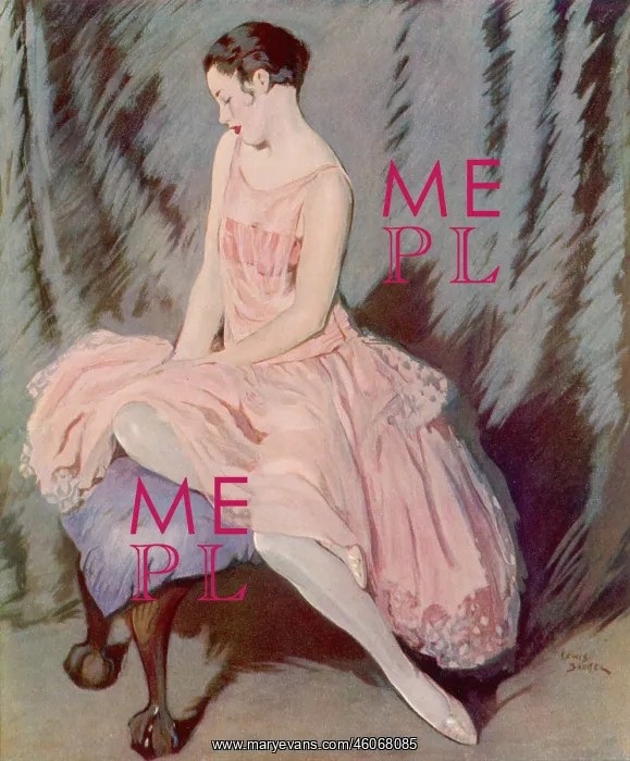 : The Pink Dress by Lewis Baumer : The Pink Dress by Lewis Baumer