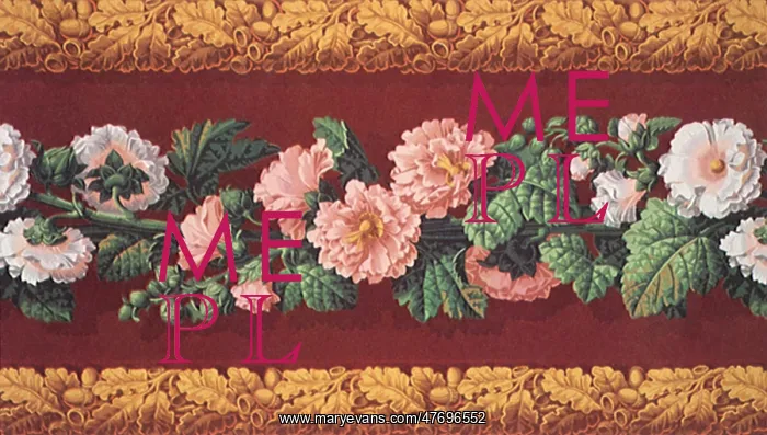  : Pink Flower Border
