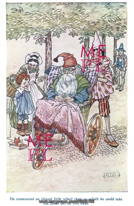 : Pinocchio -- father in wheelchair : Pinocchio -- father in wheelchair