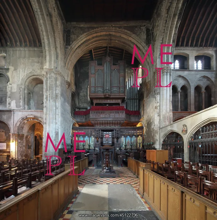 : Pipe organ, St Bartholomew the Great, City, London, England : Pipe organ, St Bartholomew the Great, City, London, England