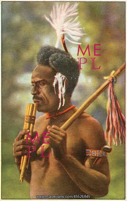 : Pipe Player of the Solomon Islands : Pipe Player of the Solomon Islands
