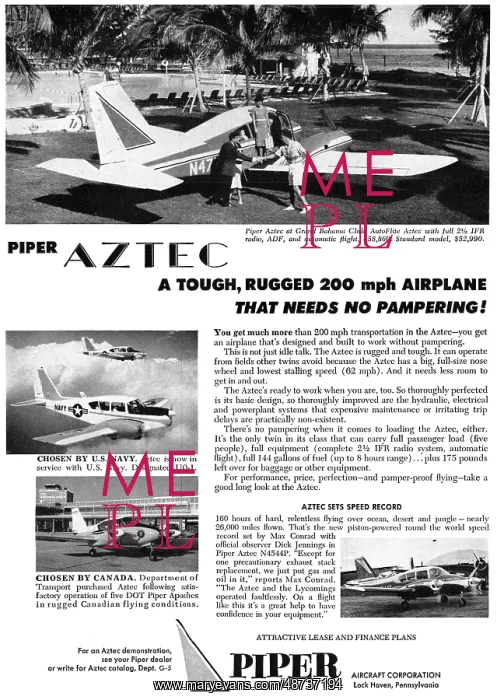 : Piper Aztec : Piper Aztec