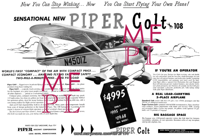 : Piper Colt 108 : Piper Colt 108