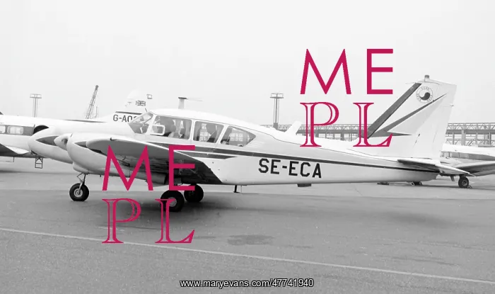 : Piper PA-23-250 Aztec B SE-ECA : Piper PA-23-250 Aztec B SE-ECA