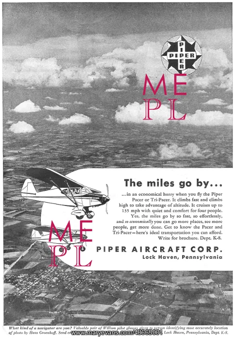 : Piper Pacer - Piper Tri-Pacer : Piper Pacer - Piper Tri-Pacer