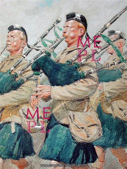 : Pipers of the 1 / 9th (Glasgow Highlanders) : Pipers of the 1 / 9th (Glasgow Highlanders)