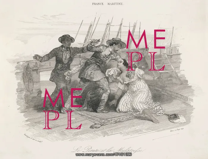 : PIRATE ATTACKS WOMAN : PIRATE ATTACKS WOMAN