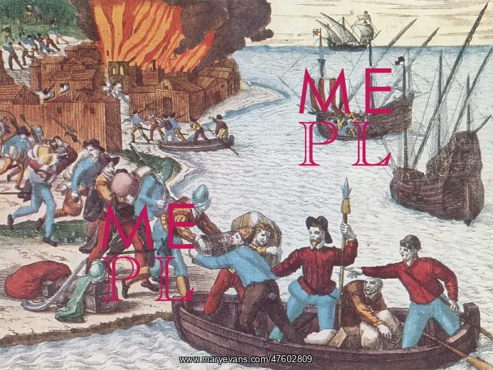 : Pirates Burn Havana, 1555 : Pirates Burn Havana, 1555