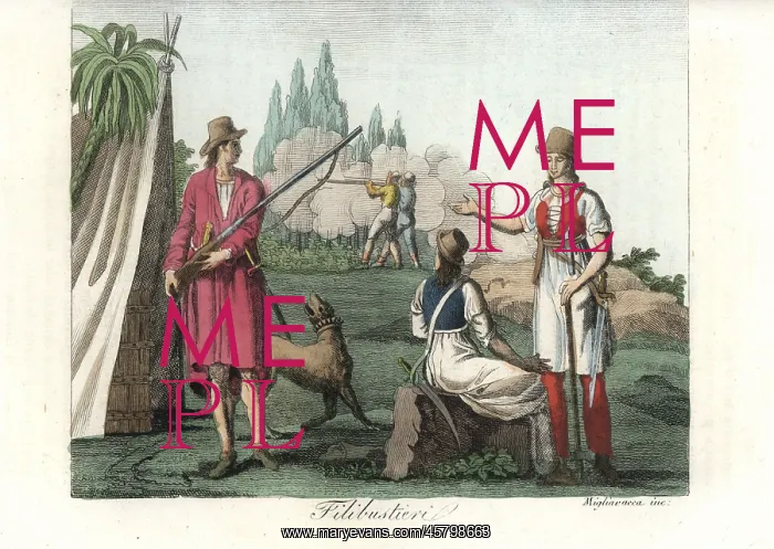 : Pirates of the West Indies, armed with musket : Pirates of the West Indies, armed with musket