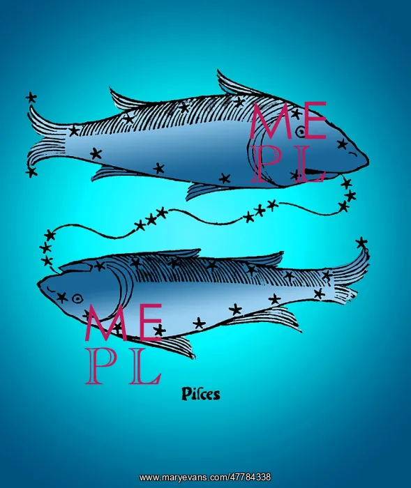 : Pisces Constellation, Zodiac Sign, 1482 : Pisces Constellation, Zodiac Sign, 1482