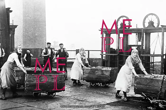  : Pit Brow Lasses, Moss Hall, Lancashire, Victorian period
