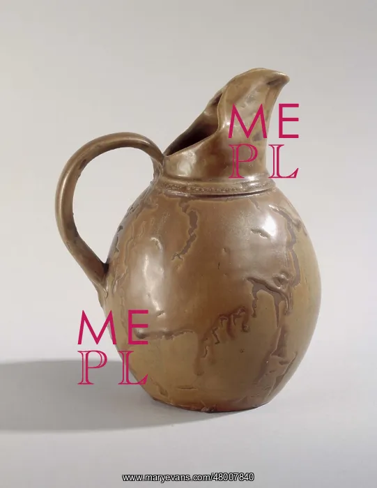 : Pitcher. Jean Carries (1855-1894). Pitcher. Enamelled stoneware : Pitcher. Jean Carries (1855-1894). Pitcher. Enamelled stoneware