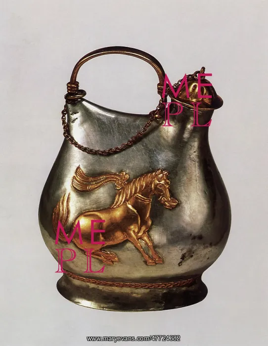  : Pitcher in Gold-Plated Silver with a Figure of a Horse