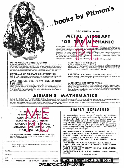 : Pitmans Books For Aircraft Mechanics : Pitmans Books For Aircraft Mechanics