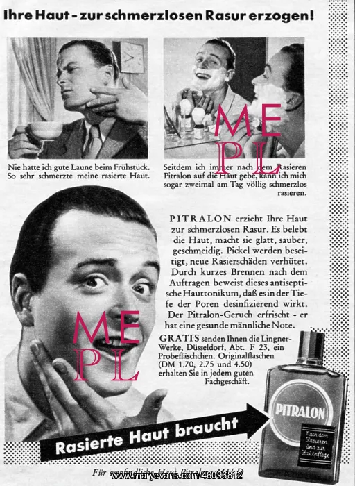 : Pitralon aftershave advert : Pitralon aftershave advert