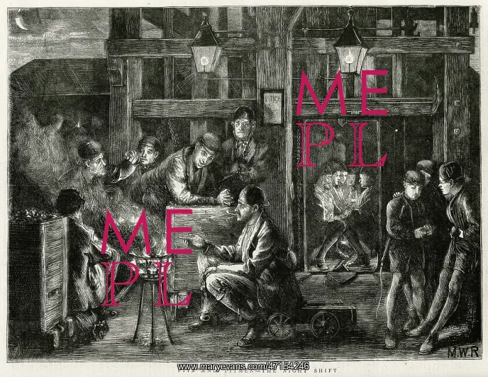 : Pits and pitmen - night-shift 1871 : Pits and pitmen - night-shift 1871