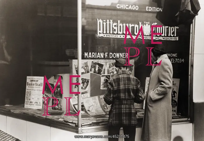 : Pittsburgh Courier storefront in Chicago. ? : Pittsburgh Courier storefront in Chicago. ?