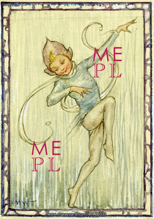  : A pixie Christmas card